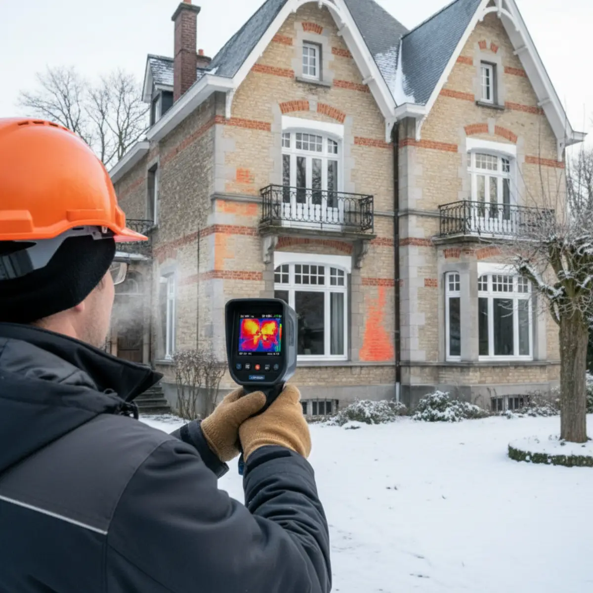 Audit energetique d'une maison en Belgique avec rapport detaille