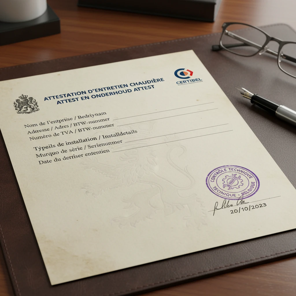 Entretien chaudière obligatoire en Belgique