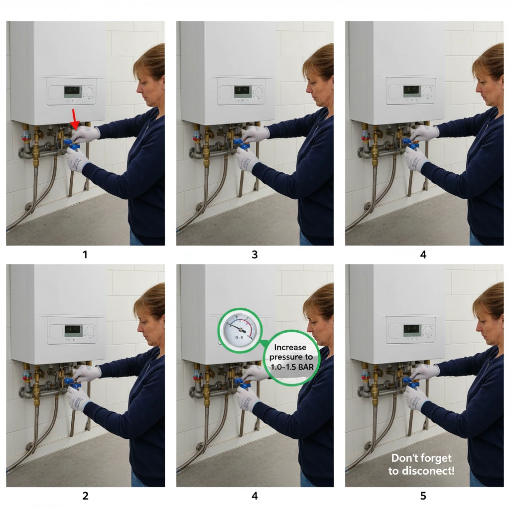 Comment remettre la pression de sa chaudière